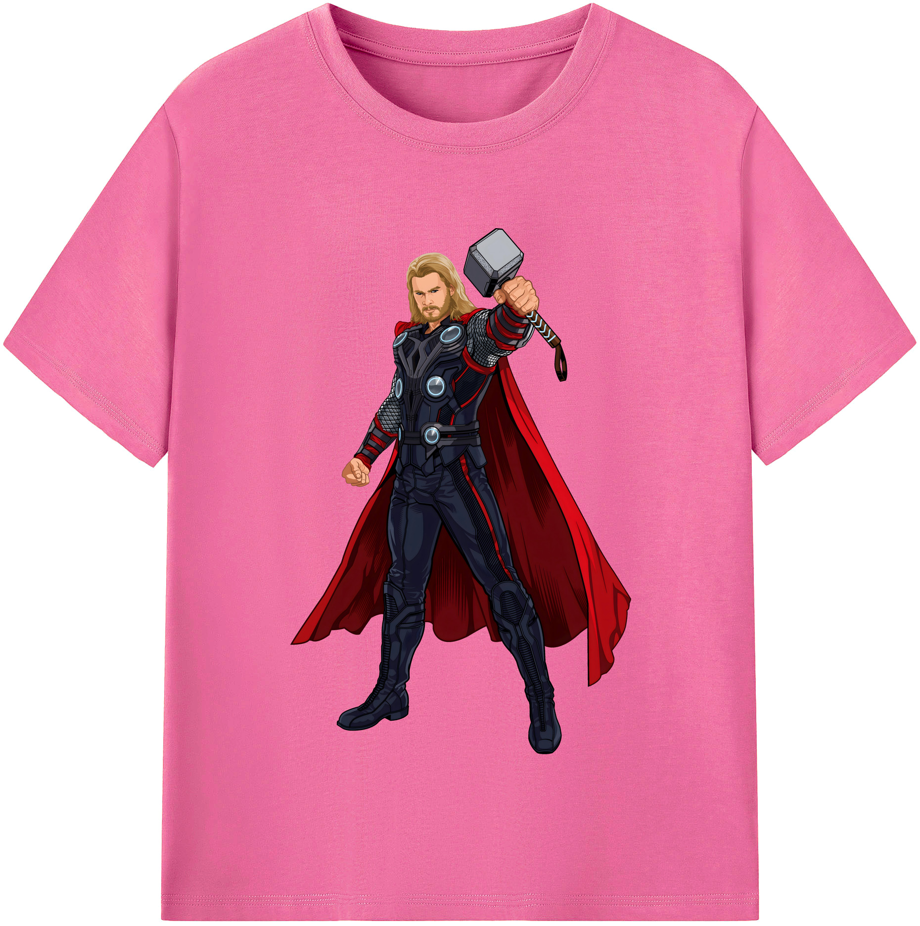 （画像用） アベンジャーズ The Avengers レディースカジュアルプリントTシャツ（綿100％）